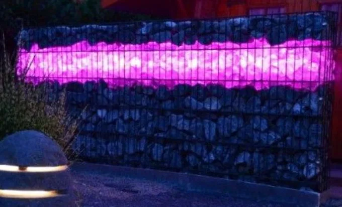 Gabionenbeleuchtung – Bild 2